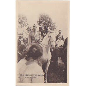 Kong Christian X til Hest 1920. St. 53377
