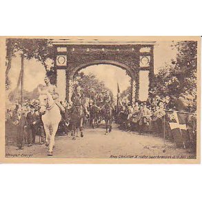 Kong Christian X rider over Grænsen ST.