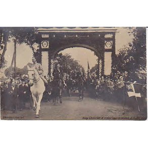 Kong Christian X rider over Grænsen ST.