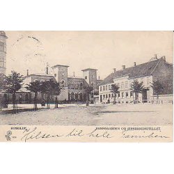 Banegrden og Jernbanehotellet - Roskilde P.A.1824