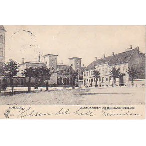 Banegrden og Jernbanehotellet - Roskilde P.A.1824