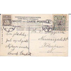 1906 p Postkort - Stemplet 24-12-06