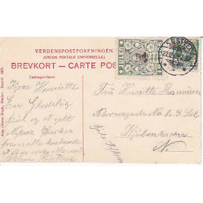 1906 p Postkort - Stemplet 22 - 12 - 1906