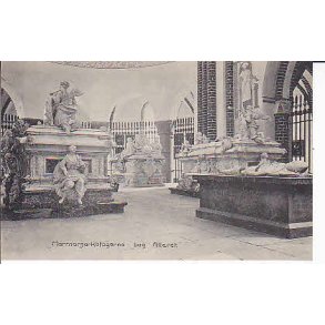 Roskilde Domkirke - Marmorsarkofagerne bag Alteret -  E.F.123.