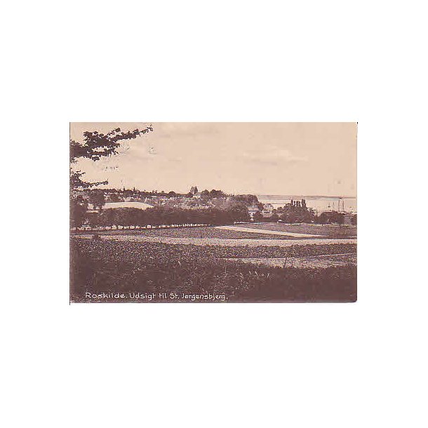 Udsigt til St.J&oslash;rgensbjerg - Roskilde H.J.2910