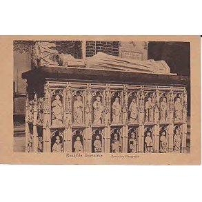 Dronning Margrethes Sarkofag.- E.F. 880