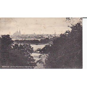 Roskilde set fra Boserup Skov E.F.154