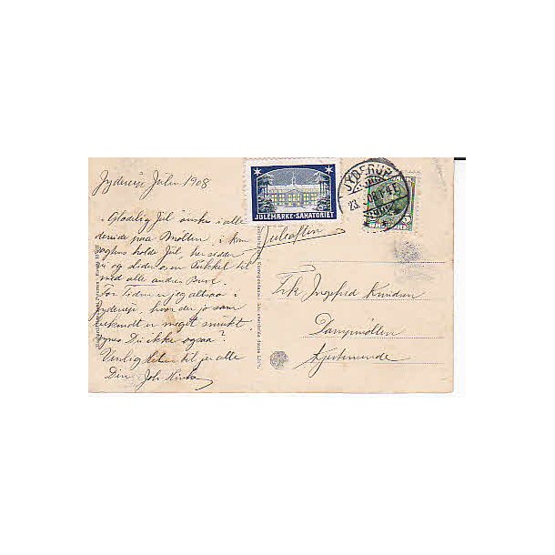 1908 p&aring; Postkort