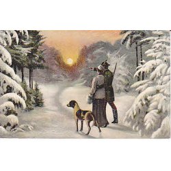 Julemrke 1908 p Postkort