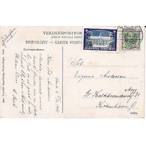 Julemrke 1908 p Postkort