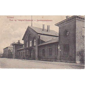 Thisted Post og Telegraf og Jernbanestation.