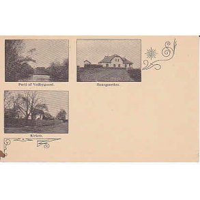 Banegaarden - Vedbygaard - Kirken u/n