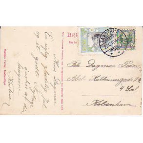 Julem�rke 1910 p� Postkort