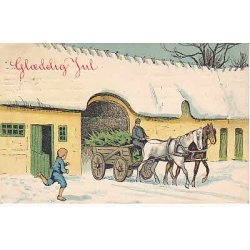 Julemrke 1911 p Postkort