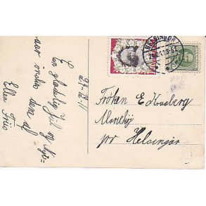 Julemrke 1911 p Postkort