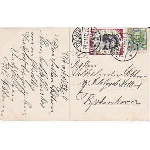 Julemrke 1911 p Postkort