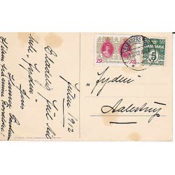 Julemrke 1912 p Postkort