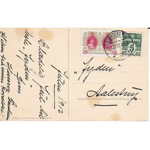 Julemrke 1912 p Postkort