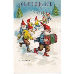 Julemrke 1912 p Postkort