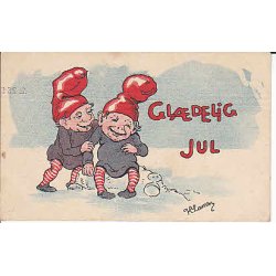 Julemrke 1912 p Postkort