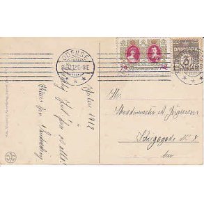 Julemrke 1912 p Postkort