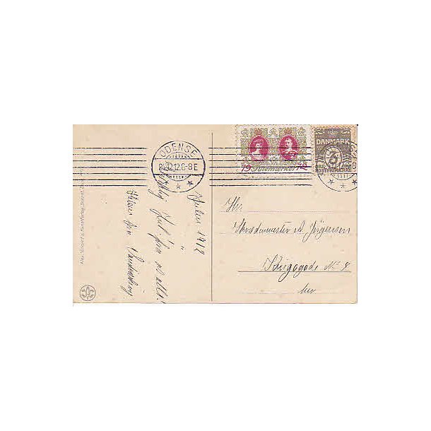 1912 p&aring; Postkort