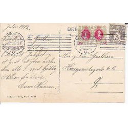 Julemrke 1912 p Postkort