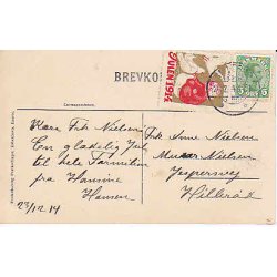 Julemrke 1914 p Postkort