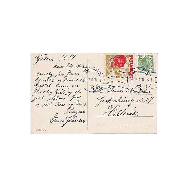 1914 p&aring; Postkort