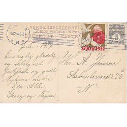 Julemrke 1914 p Postkort