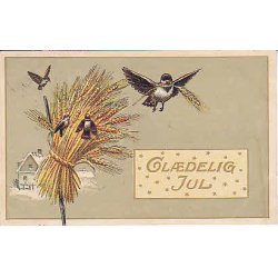 Julemrke 1914 p Postkort