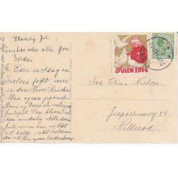 Julemrke 1914 p Postkort