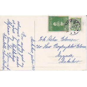 Julemrke 1915 p Postkort