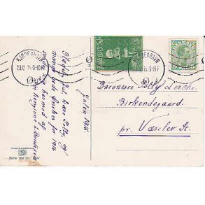 Julemrke 1915 p Postkort