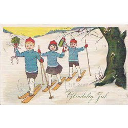 Julemrke 1915 p Postkort