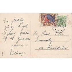 Julemrke 1916 p Postkort