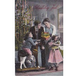 Julemrke 1916 p Postkort