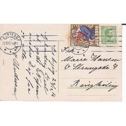 Julemrke 1916 p Postkort