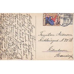 Julemrke 1916 p Postkort