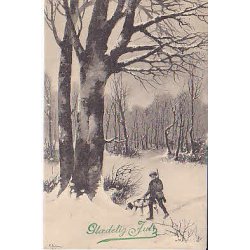 Julemrke 1916 p Postkort