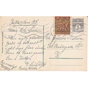 Julemrke 1917 p Postkort