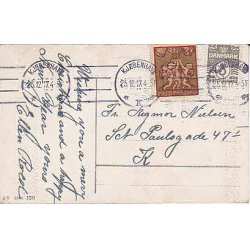 Julemrke 1917 p Postkort