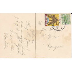 Julemrke 1918 p Postkort