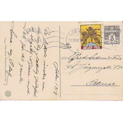 Julemrke 1918 p Postkort