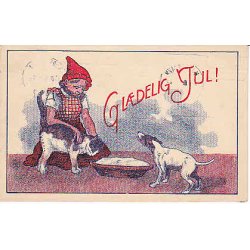 Julemrke 1918 p Postkort