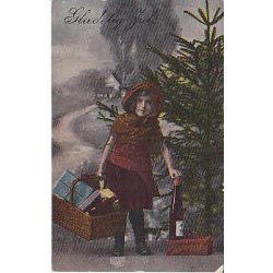 Julemrke 1918 p Postkort