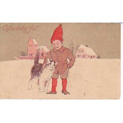 Julemrke 1918 p Postkort