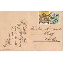 Julemrke 1918 p Postkort