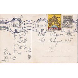 Julemrke 1918 p Postkort