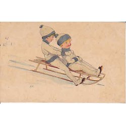 Julemrke 1919 p Postkort